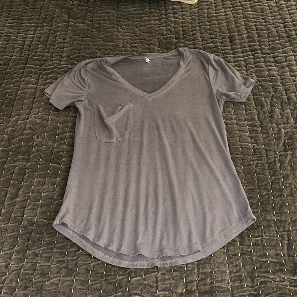 Suede tee shirt